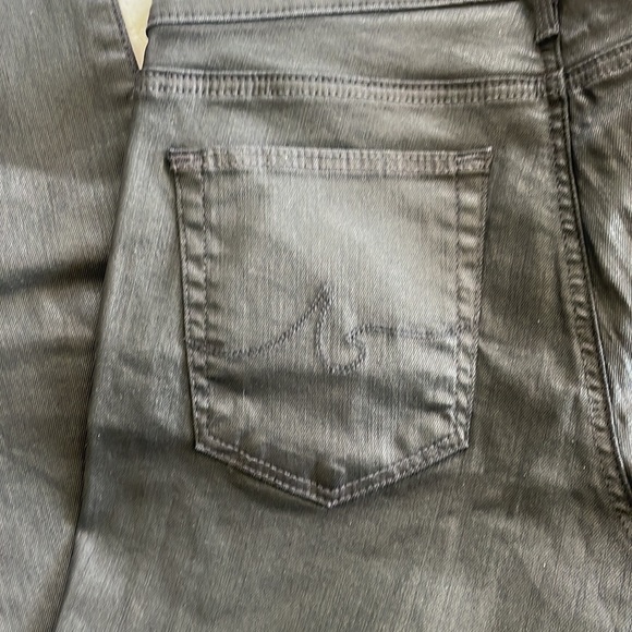AG the absolute legging waxed black jean size 29 - Picture 6 of 7